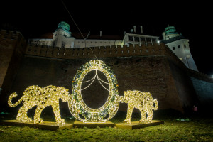 Iluminacje miejskie w Krakowie: jest świątecznie, ale energooszczędnie