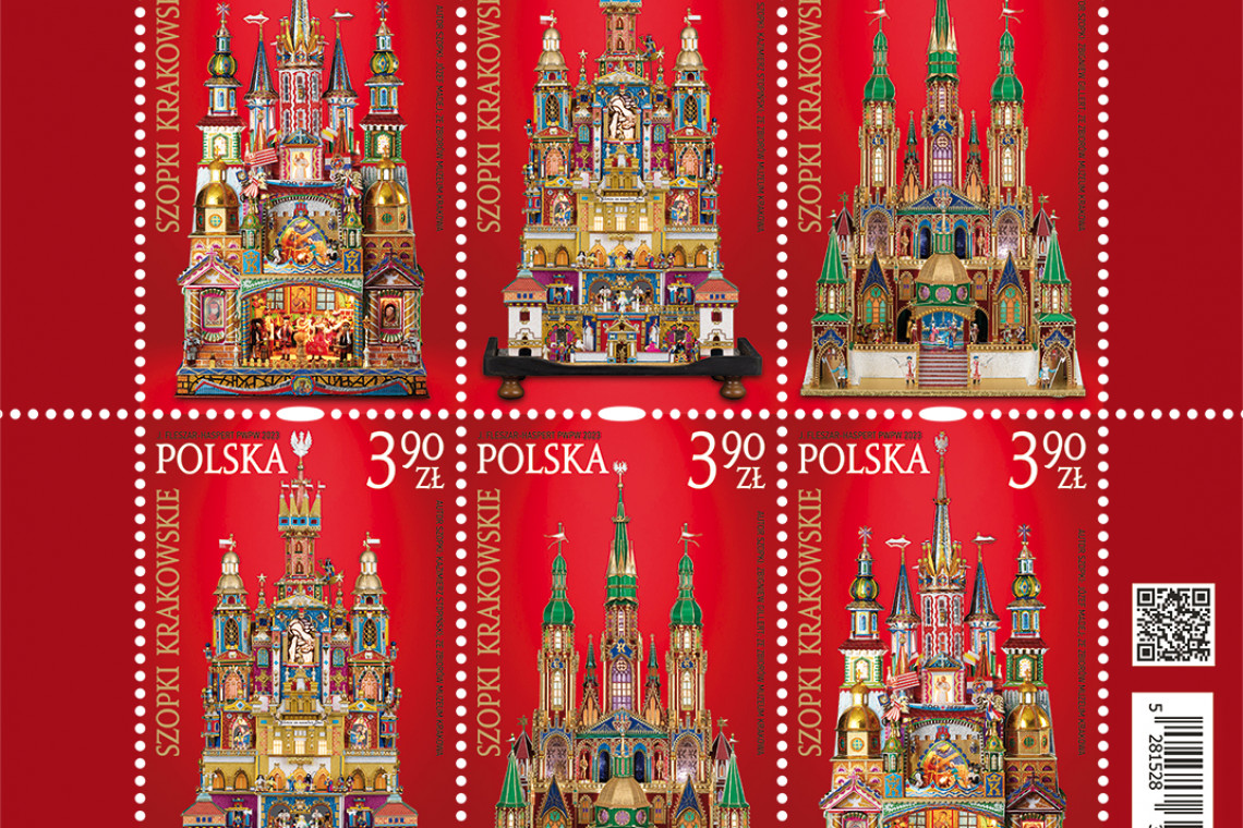 Prace krakowskich szopkarzy trafiły na znaczki pocztowe