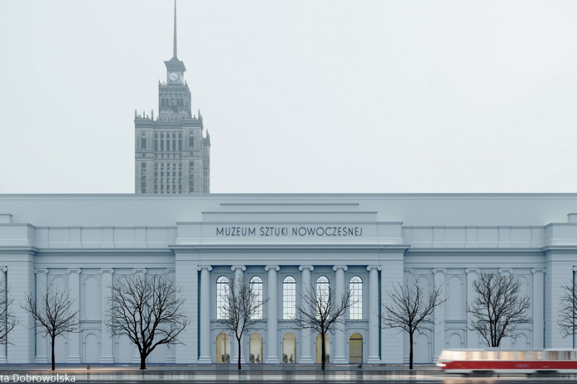 Muzeum Sztuki Nowoczesnej jako klasycystyczny pałacyk? Propozycja