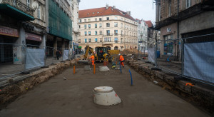 Trwają prace w rejonie poznańskiego Okrąglaka