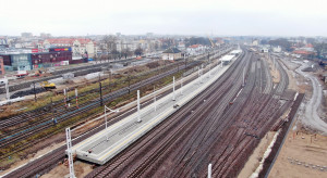 Rail Baltica w Ełku: powstają nowe perony i wiadukty w okolicy