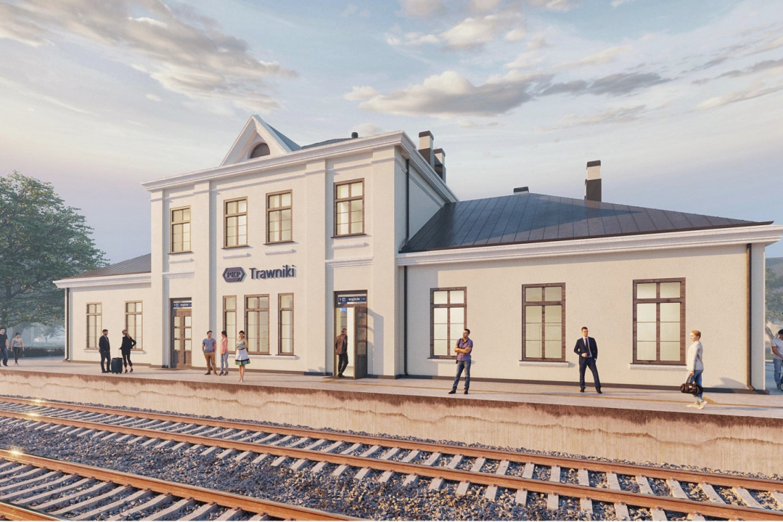 Tak będzie wyglądał niemal 150-letni dworzec w Trawnikach po przebudowie