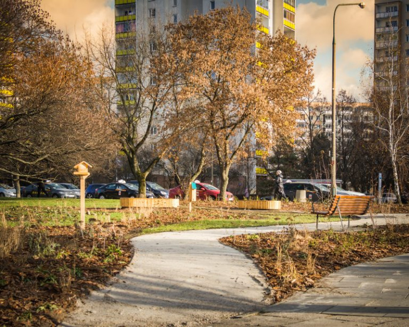 Park kieszonkowy przy ul. Fieldorfa, fot. mat. ZZW
