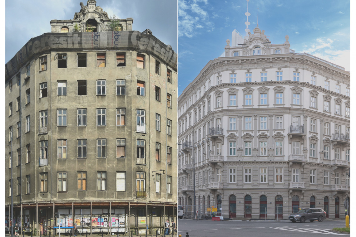 Słynny warszawski Pekin przed i po. Tak prezentuje się wnętrze odnowionej kamienicy z 1889 roku