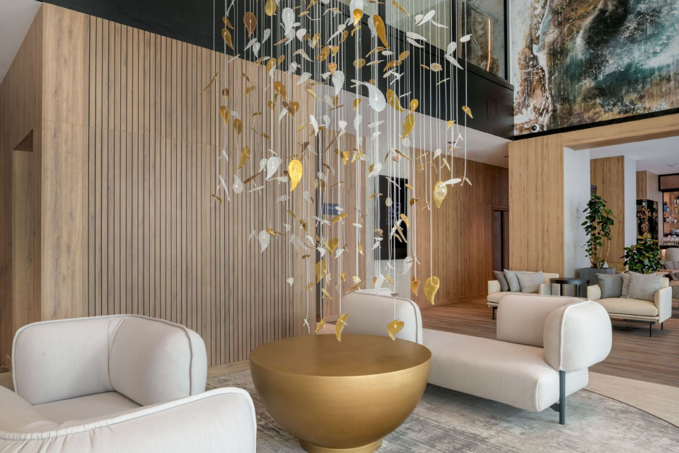 Lobby w AC Hotel by Marriott Krakow, proj. Tremend, fot. Miguel Merino 