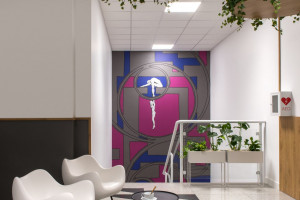W Warszawie powstało wyjątkowe centrum medyczne. Przytulne, designerskie wnętrza zaprojektowała Justyna Smolec