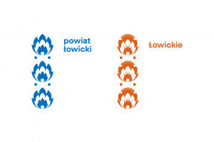 Powiat łowicki z własną identyfikacją wizualną. Projekt Leniva° Studio powstał we współpracy z twórcami ludowymi