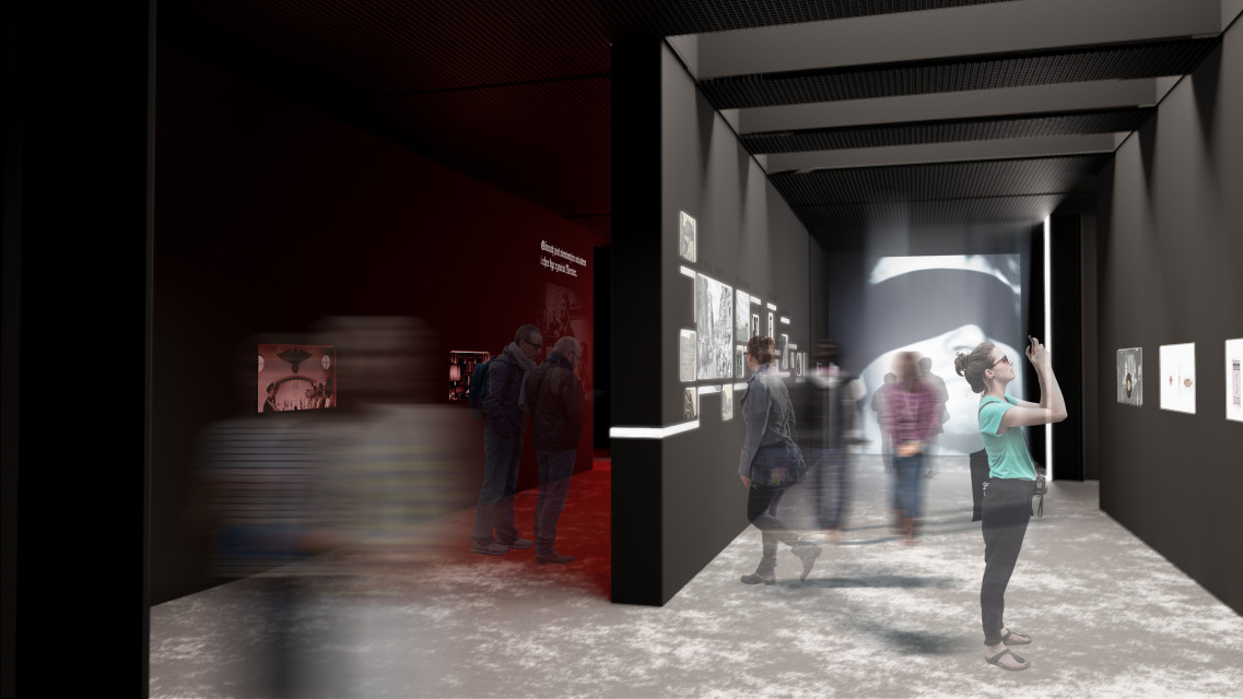 Radiostacja Gliwice: projekt nowej wystawy, Galeria 6, proj. Nizio Design International