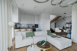 Apartament na szczycie warszawskiego wysokościowca