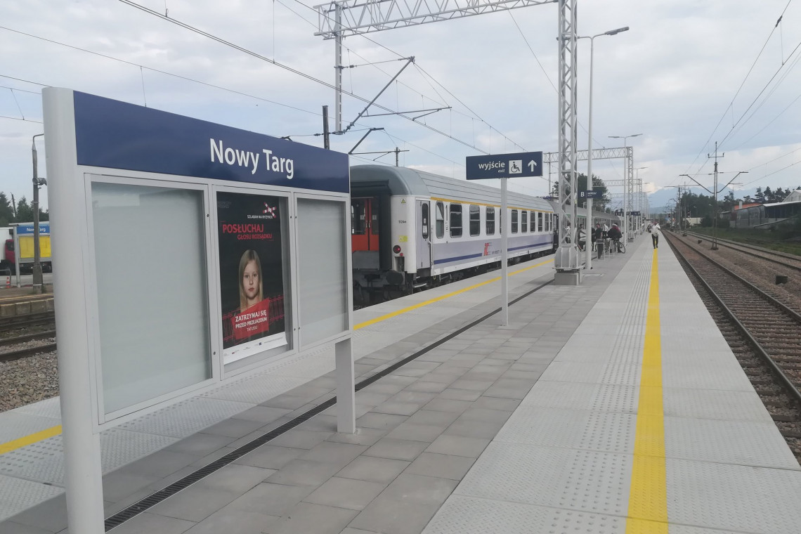 Ruszyły kolejne prace na kolejowej Zakopiance. Będą nowe stacje i wyremontowane perony
