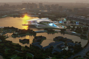 Zaha Hadid Architects i futurystyczny projekt. Muzeum Science Fiction w Chendgu będzie otwarte w 2023 r.