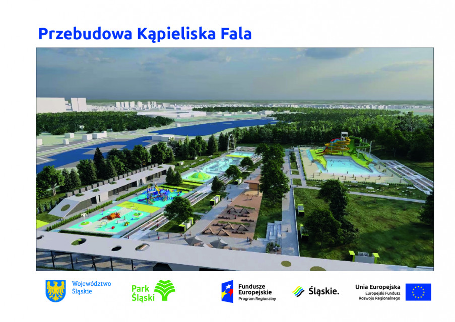 Miejscami zabawy i rekreacji staną się basen z charakterystyczną falą, dzika rzeka, wodny gejzer, wodny taras oraz niecka z biczami wodnymi, fot. mat. pras.
