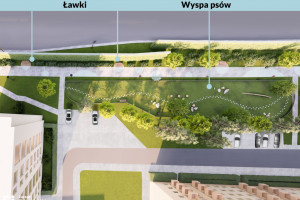 W Krakowie przy Lubańskiej powstaje nowy park kieszonkowy