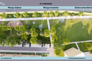 W Krakowie przy Lubańskiej powstaje nowy park kieszonkowy