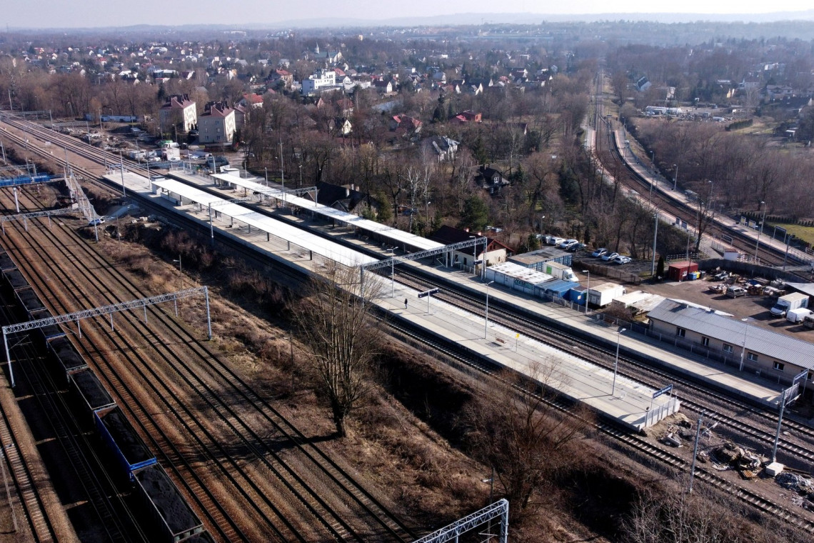 Stacja Bieżanów Kraków już po modernizacji
