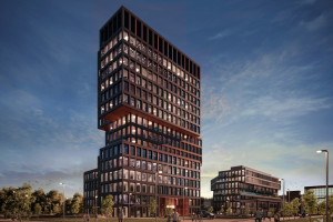 Przy rondzie Rataje w Poznaniu stanie 60-metrowy biurowiec. To projekt EASST Architects