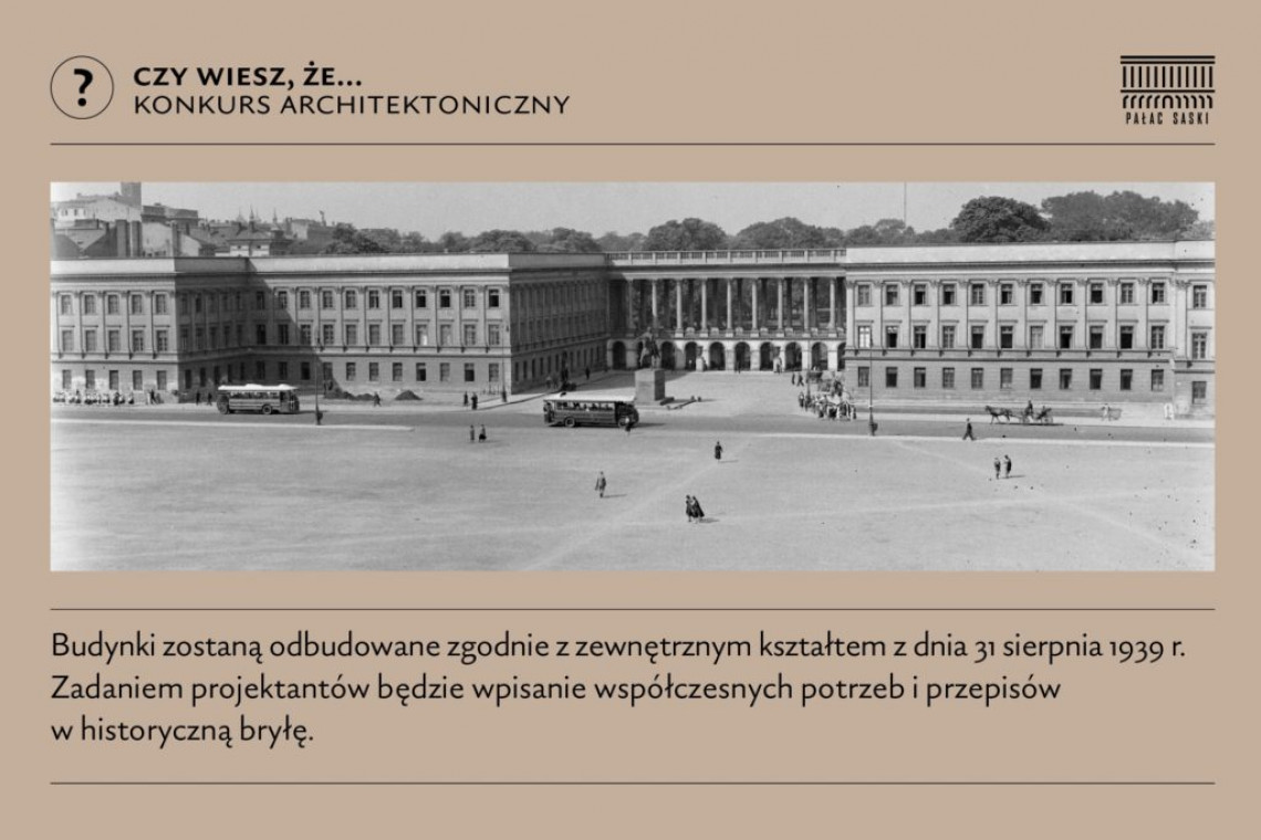 Piotr Gliński: prace nad odbudową Pałacu Saskiego idą zgodnie z harmonogramem
