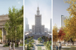 To ma być zielone serce Warszawy. Rusza budowa placu Centralnego przy Pałacu Kultury