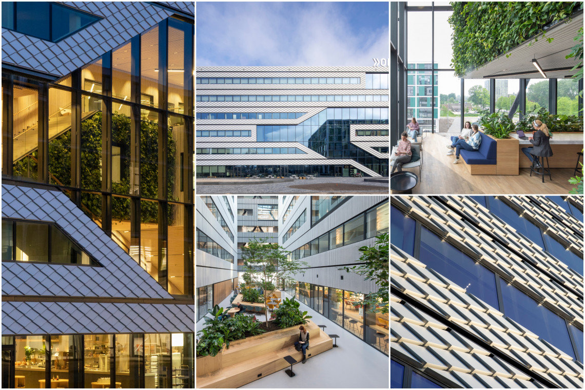 Budynek główny Centrum Innowacji Matrix w Amsterdamie, Matrix ONE, proj. MVRDV, fot. Daria Scagliola / mat. pras. MVRDV MVRDV zaprojektowali budynek z myślą o jego... rozbiórce
