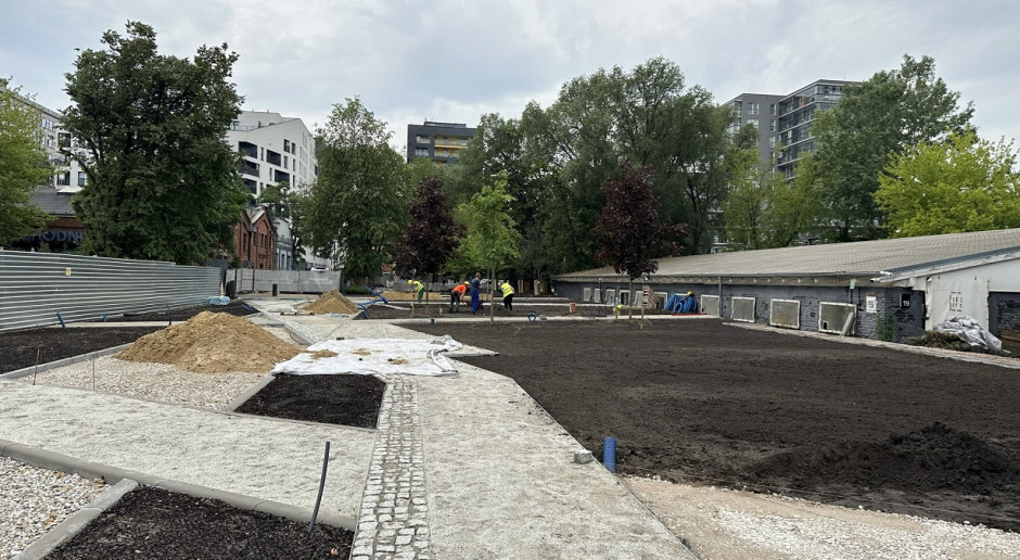 Pod koniec lata gotowy będzie park linearny na warszawskim Kamionku