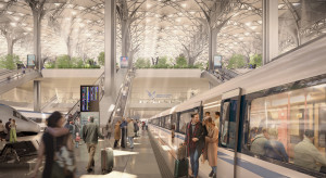 Tak będzie wyglądał terminal i dworzec kolejowy CPK