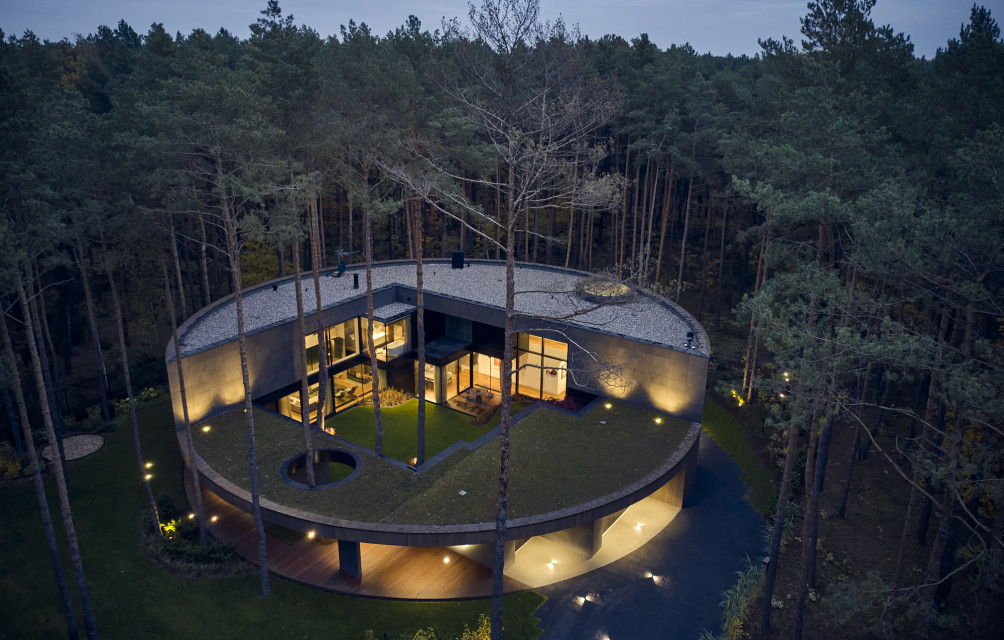 Projekt Circle Wood House spod kreski Mobius Architekci, fot. Paweł Ulatowski 