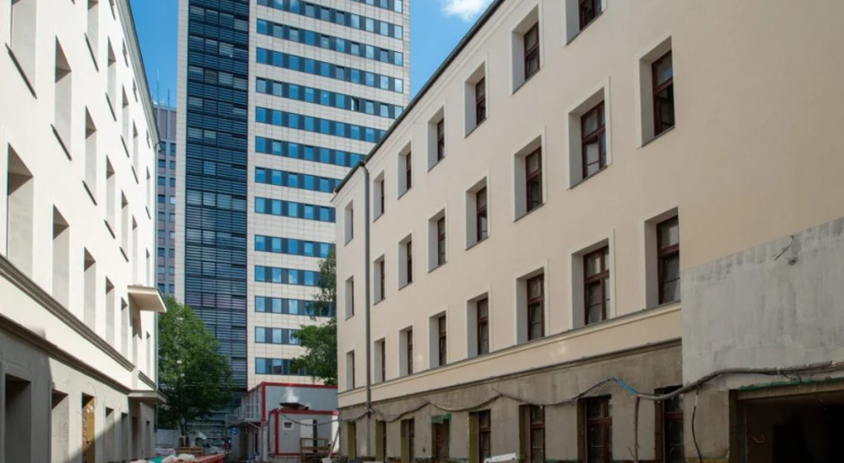 Łódzki zabytek w ogniu prac