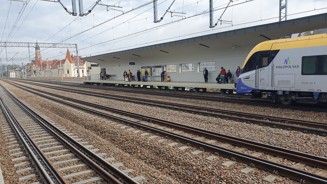 Na estakadach w centrum Krakowa powstał przystanek kolejowy