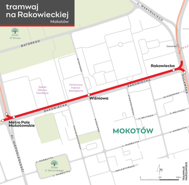 Będzie nowa trasa tramwajowa w Warszawie! Połączy ul. Puławską i al
