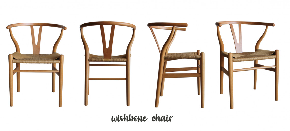 Krzesło Wishbone Chair zaprojektowane przez Hansa Wegnera, fot. Shutterstock / Pisaisansuk
