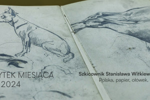 Zabytkowy szkicownik Stanisława Witkiewicza można podziwiać w Muzeum Podlaskim w Białymstoku