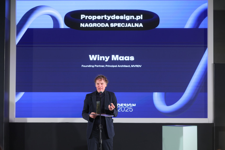 Winy Maas, współzałożyciel i główny architekt, MVRDV z Nagrodą Specjalną na 4 Design Days 2025, fot. PTWP