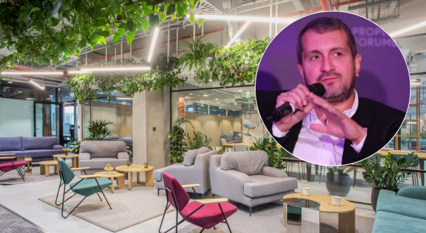 Wellbeing w biurze: Konrad Krusiewicz o projektowaniu przyjaznych przestrzeni do pracy