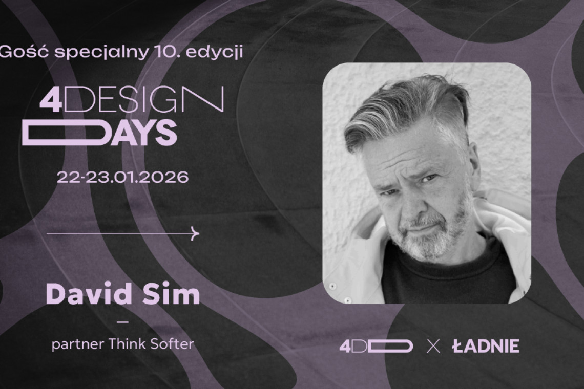 Architekt David Sim jest gościem specjalnym 4 Design Days 2026 w Katowicach