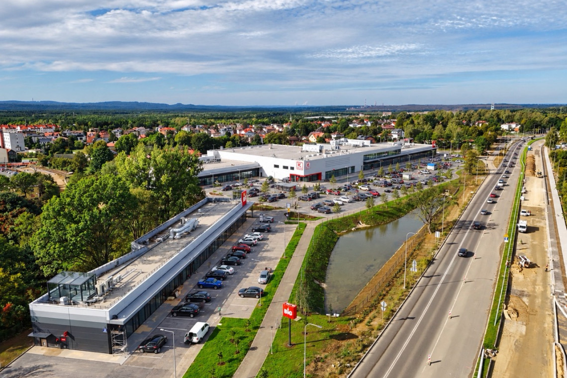 New retail park in Olkusz: Kaufland and HalfPrice open their doors